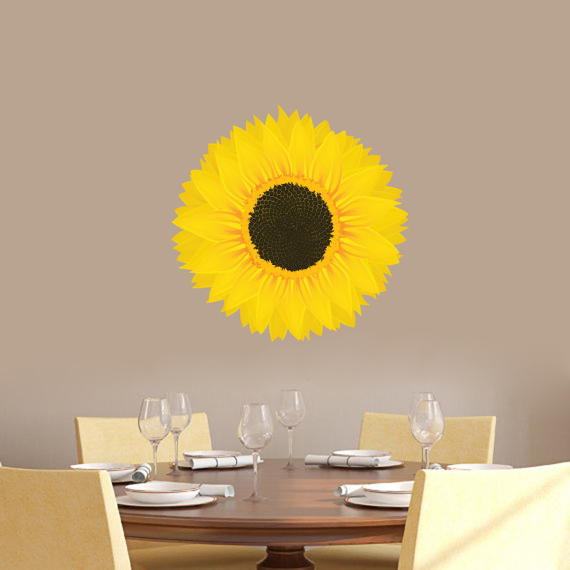 SweetumsWallDecals Sunflower Printed Wall Decal Wayfair